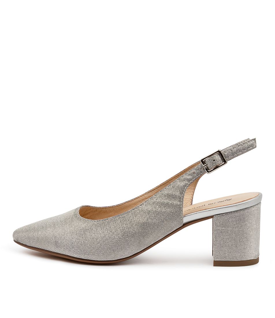 LUCINE SILVER METAL SUEDE