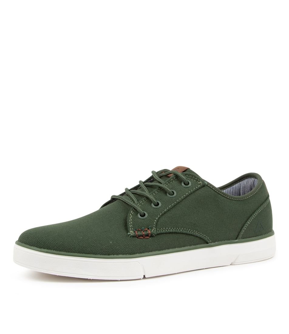 Albatross Dk Green Canvas Sneakers