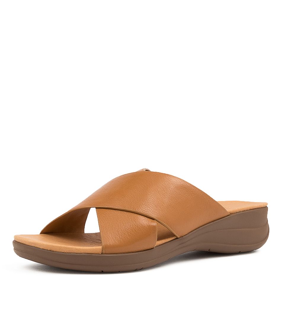 MIRROR SU DK TAN GUM SOLE LEATHER