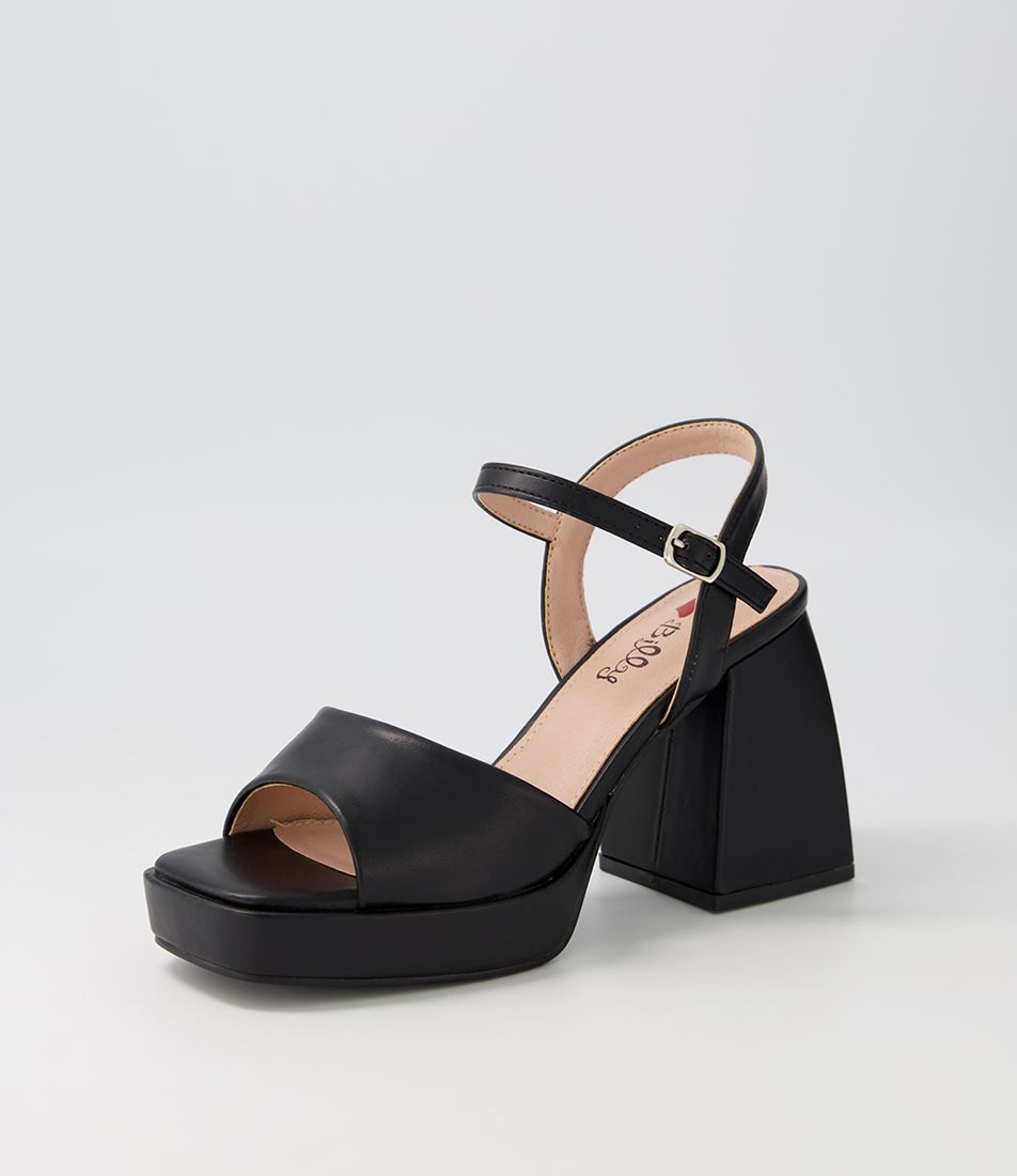 Jessine Black Sandals