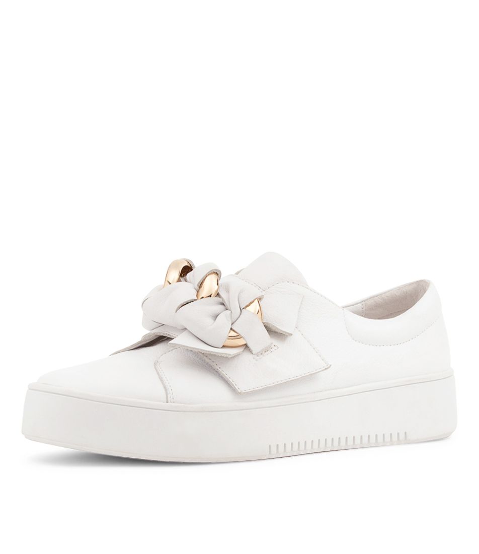Layyah White Leather Sneakers WS