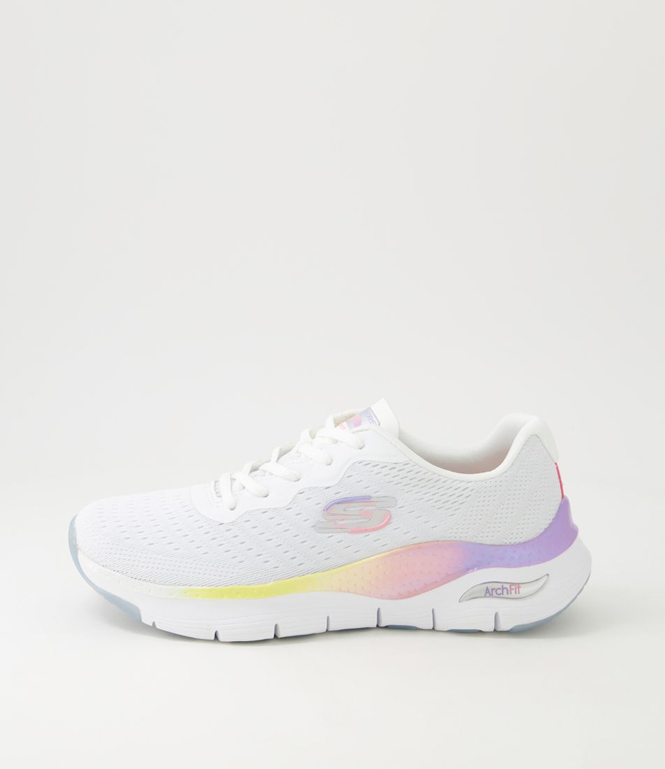 Arch Fit White Multi Sneakers