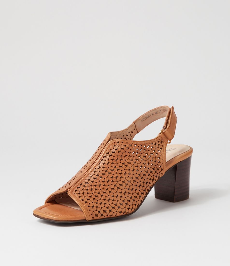 Katties Tan Leather Sandals