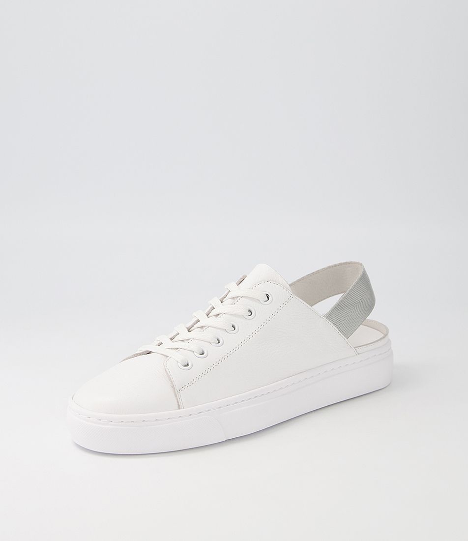 Oceane White Silver Multi Sneakers
