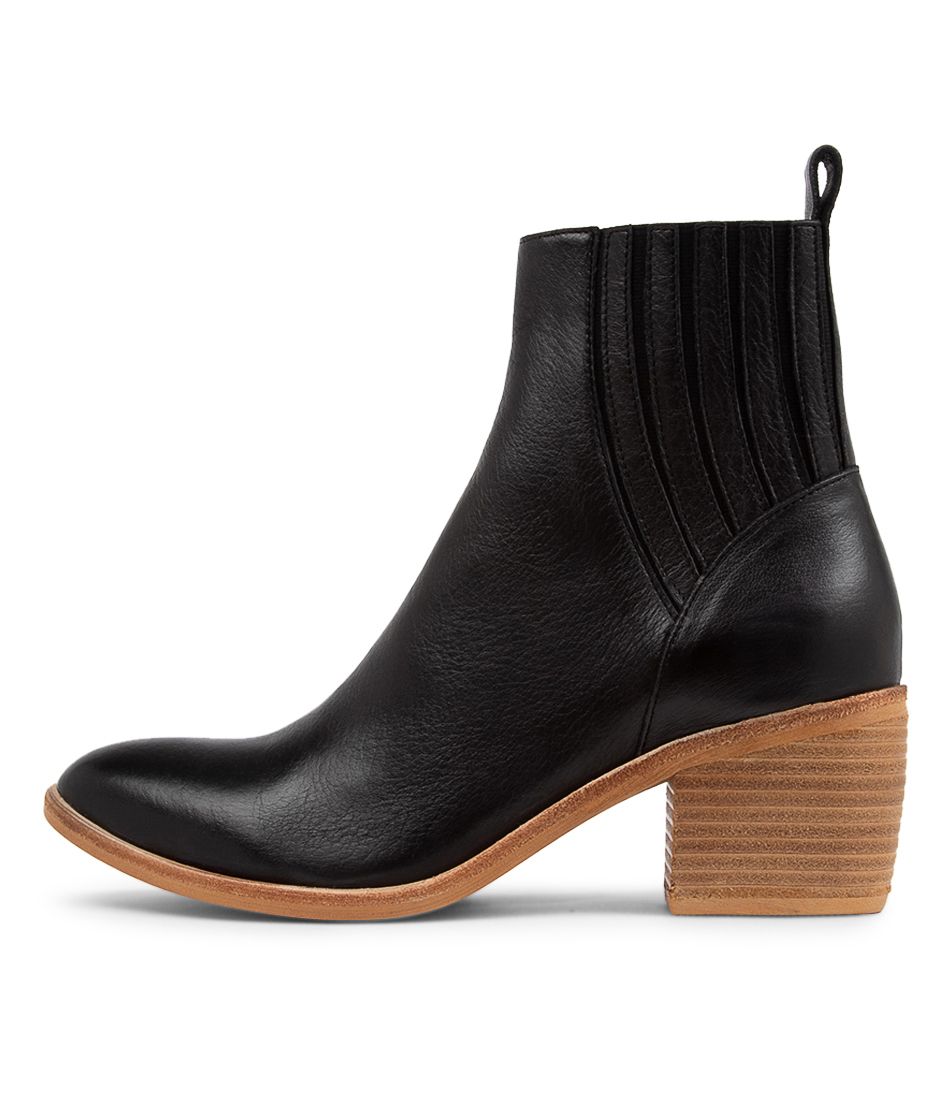 Olie Black Leather Chelsea Boots NH