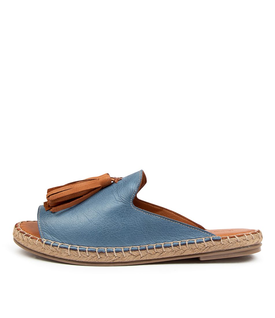 PHLAN BLUE-TAN LEATHER