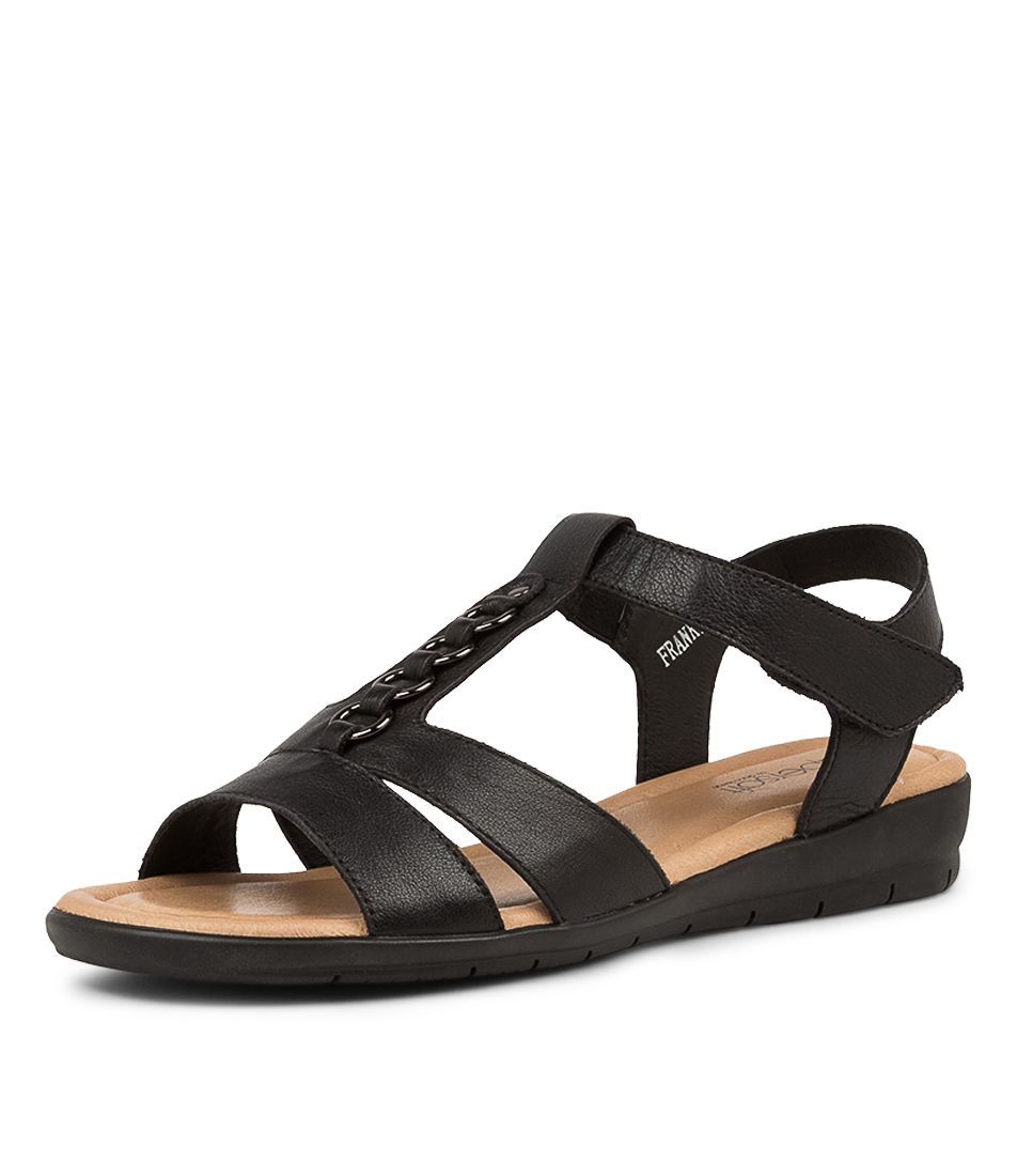 FRANKIE2 BLACK LEATHER