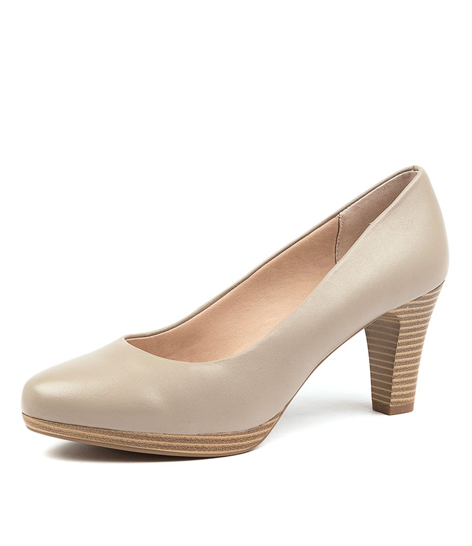 SERINA PALE TAUPE LEATHER