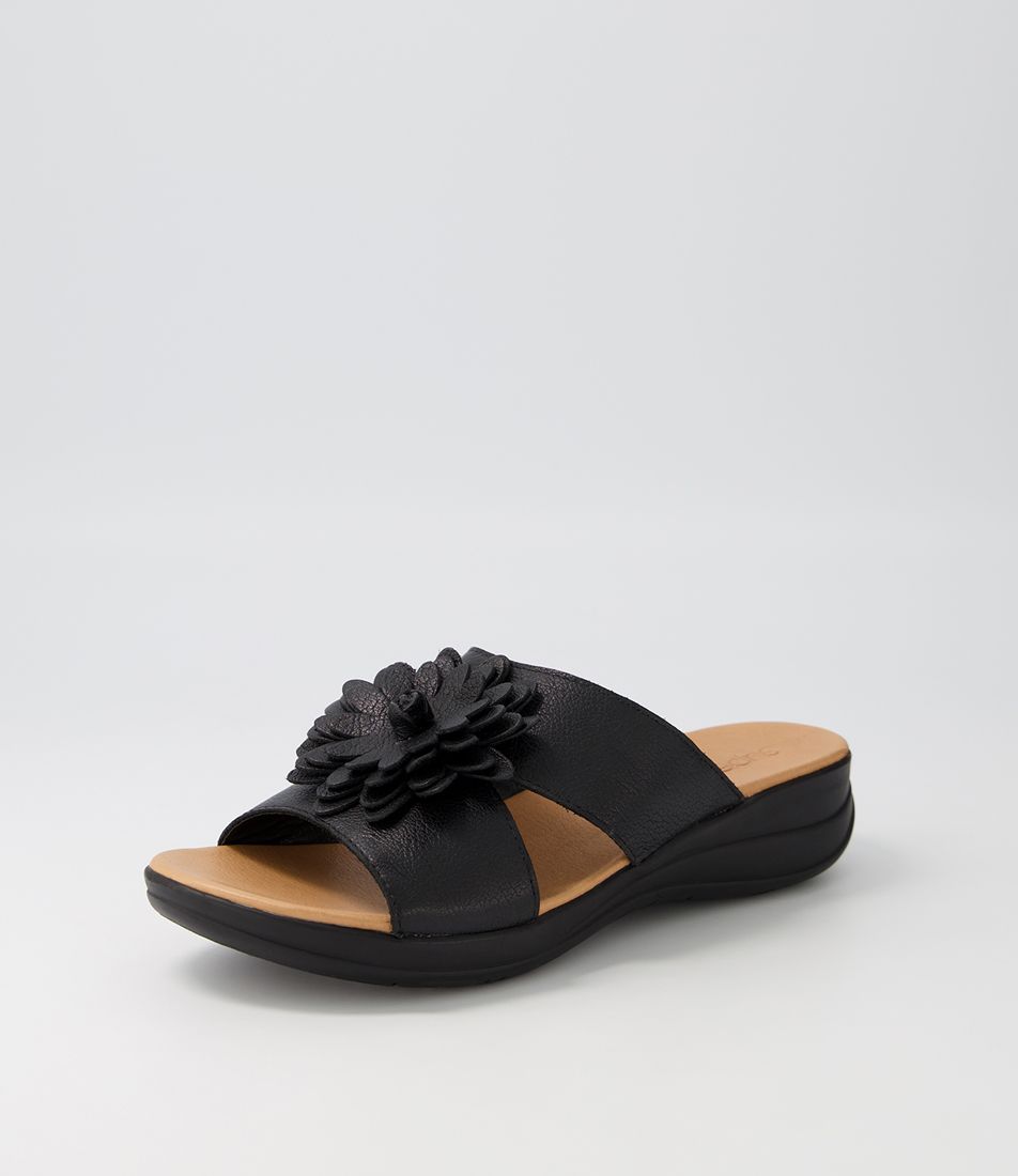 Magnifcent Black Leather Sandals