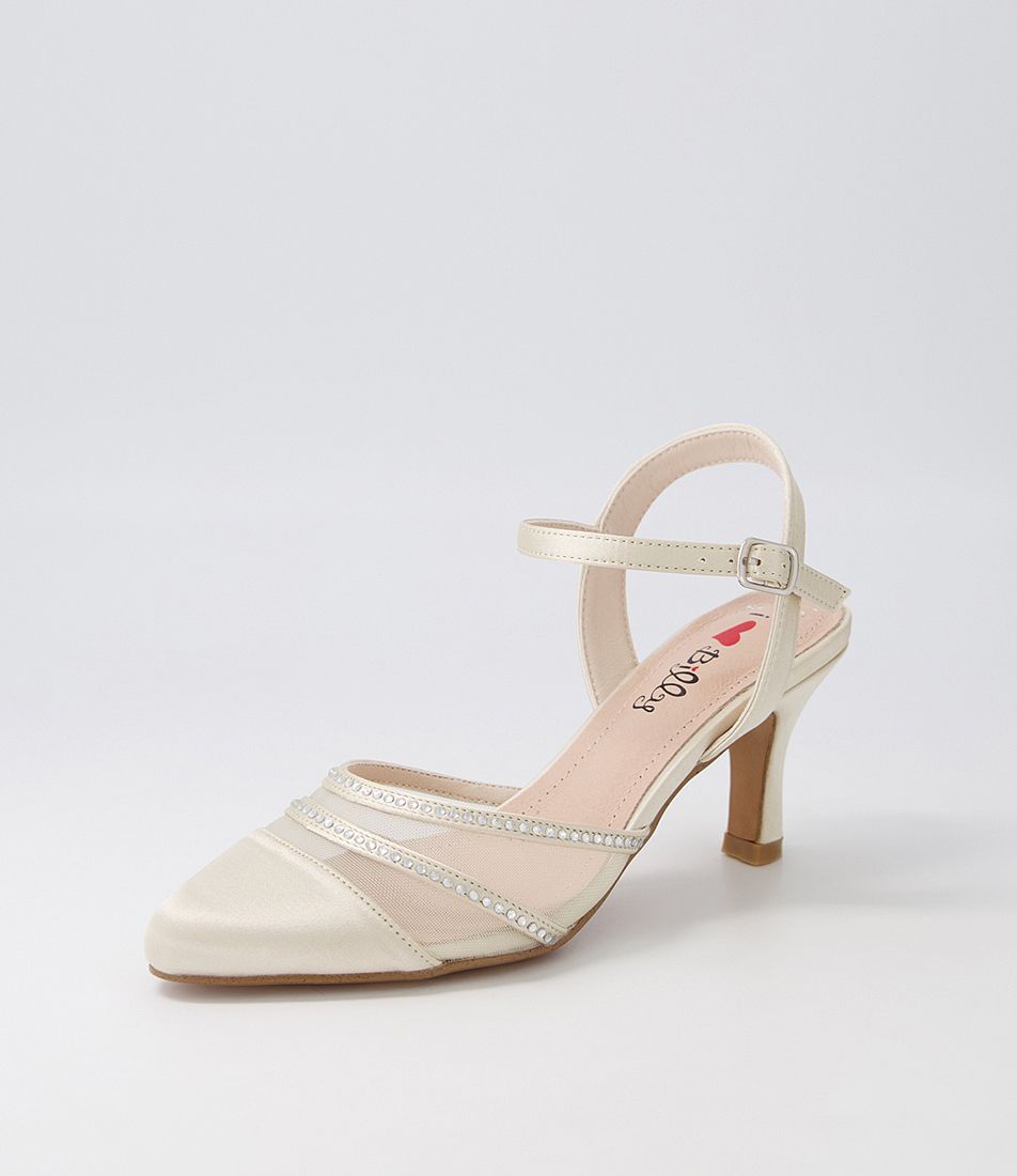 Demmee Nude Satin Sandals