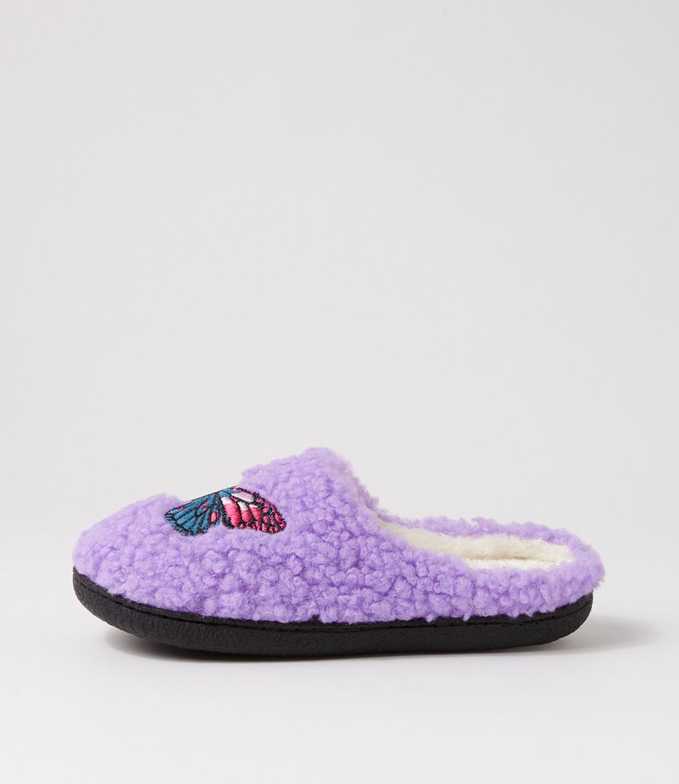 Lutter Purple Multi Slippers