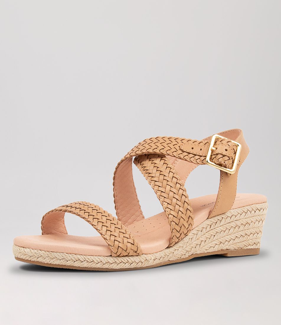 Heather Tan Leather Sandals