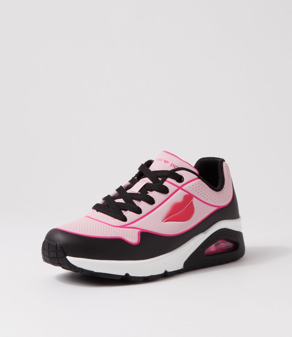 Uno Black Pink Sneakers