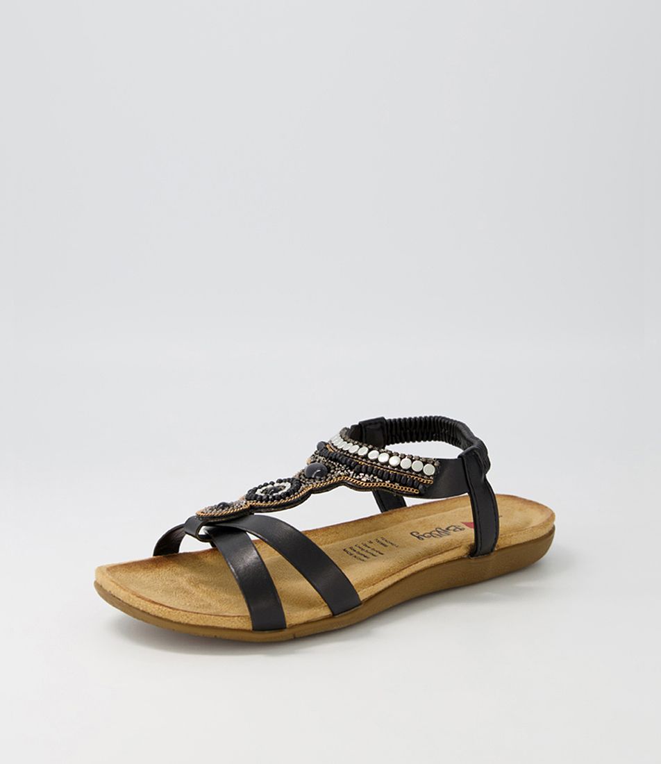 Fending Black Multi Sandals