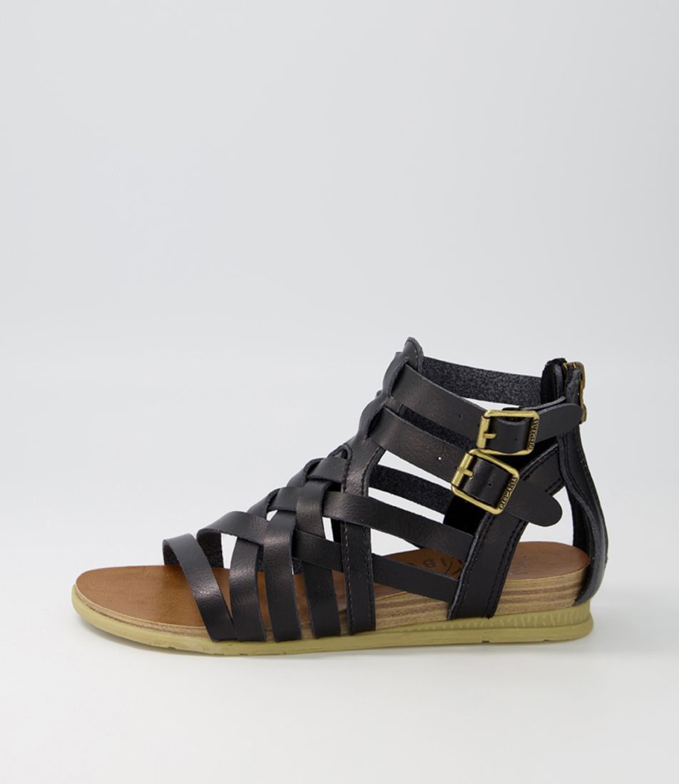 Bolivia Black Sandals