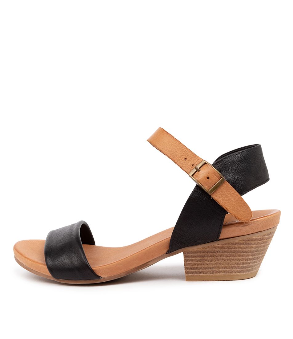 CONTROL BLACK DK TAN LEATHER