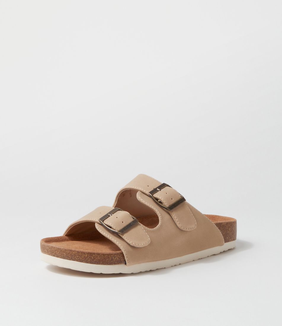 Zigie Stone Nubuck Pu Sandals