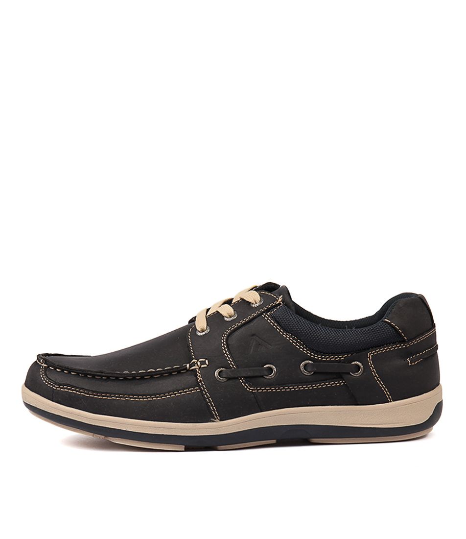 SPINNAKER NAVY LEATHER