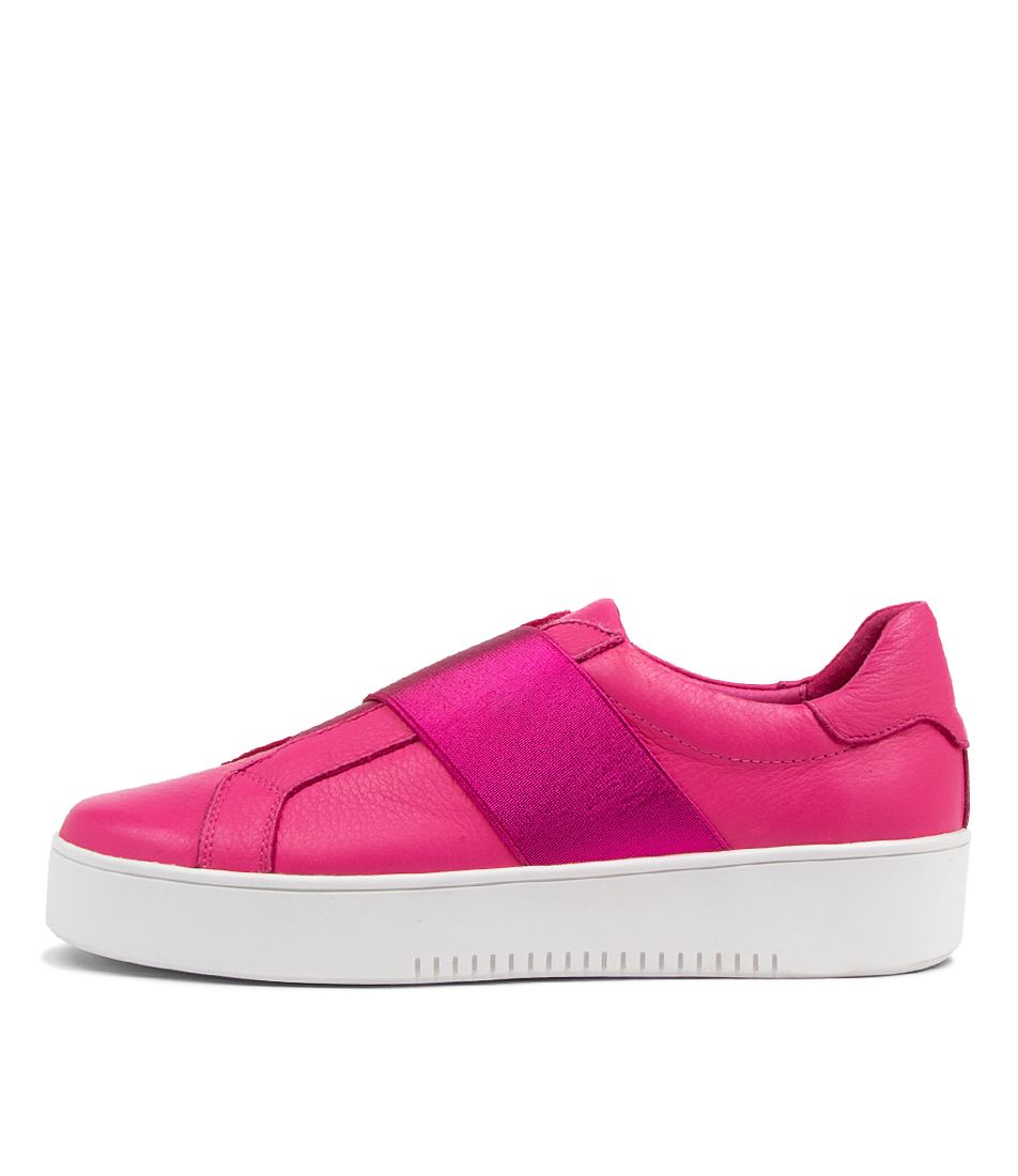 LEXASY PINK LEATHER SNEAKERS