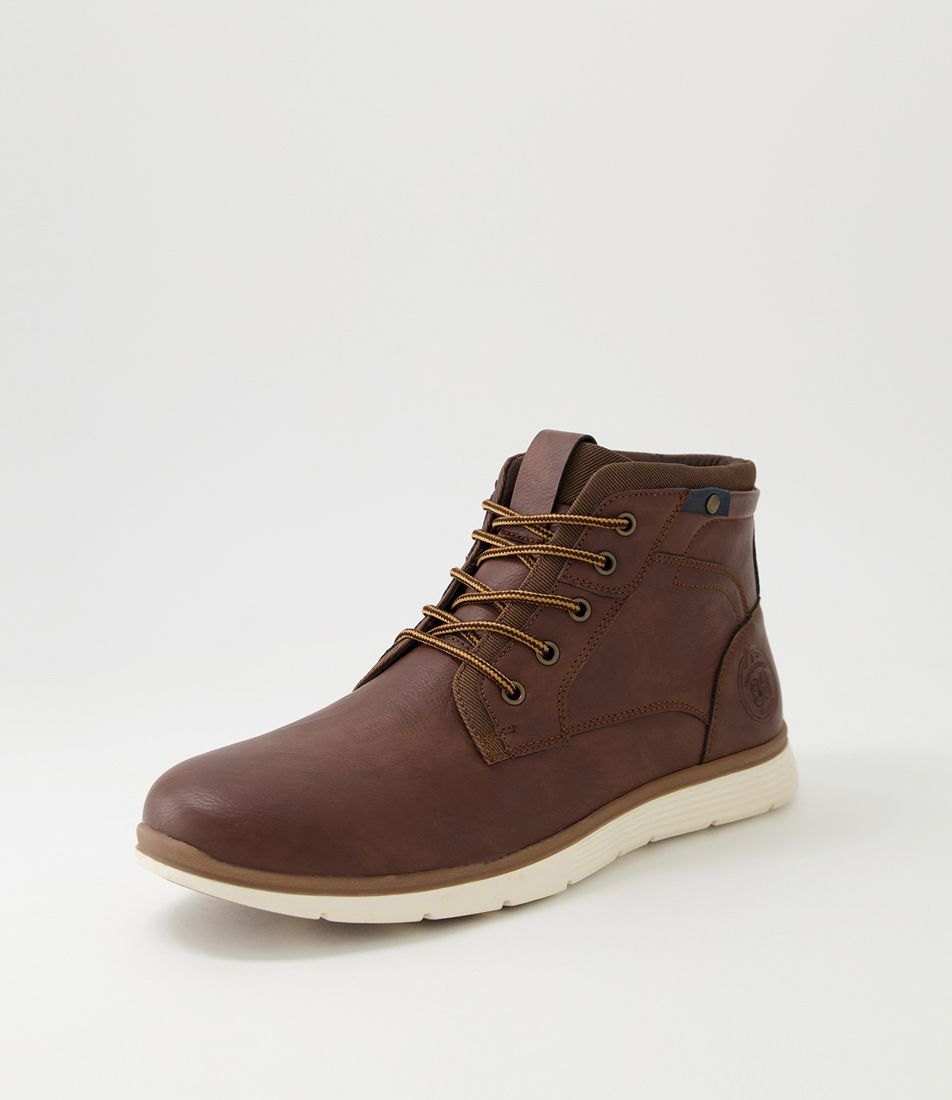 Idaho Brown Lace Up Boots