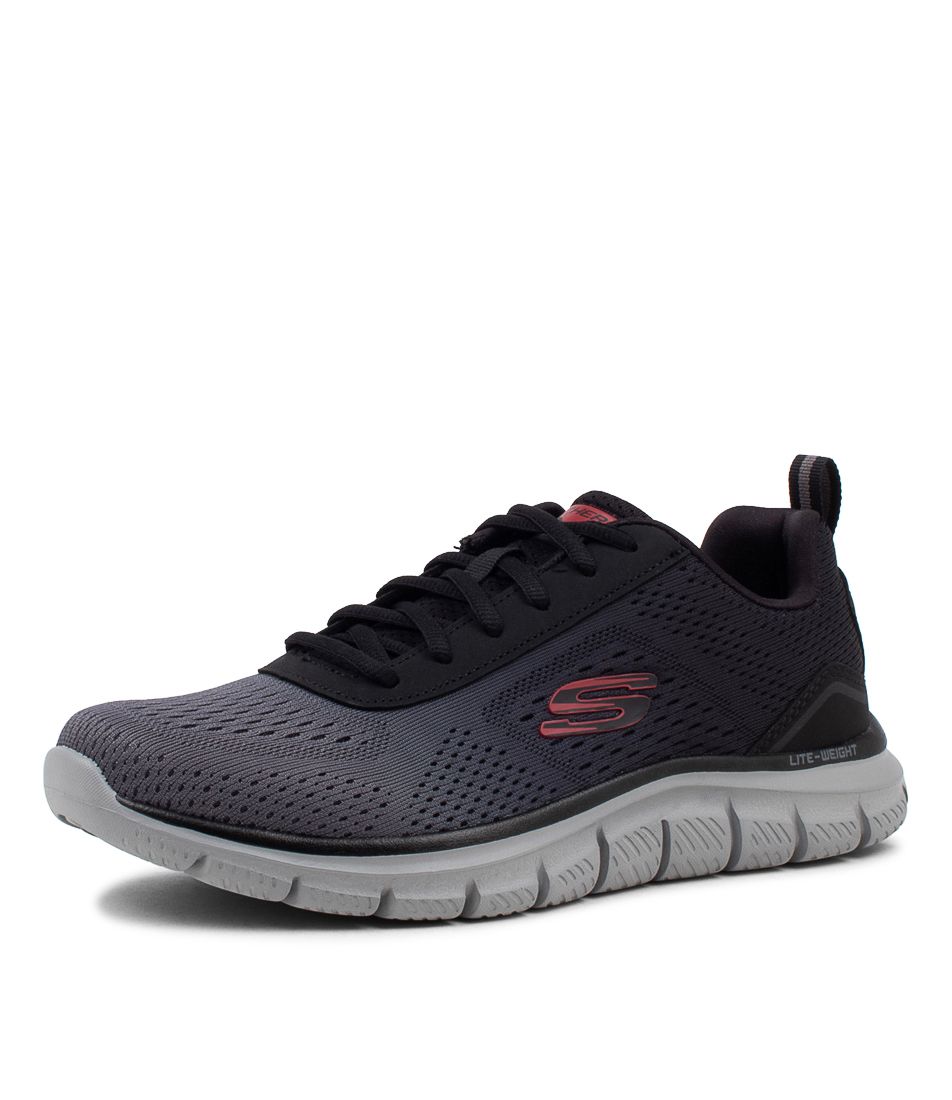 Track Black Charcoal Mesh Sneakers