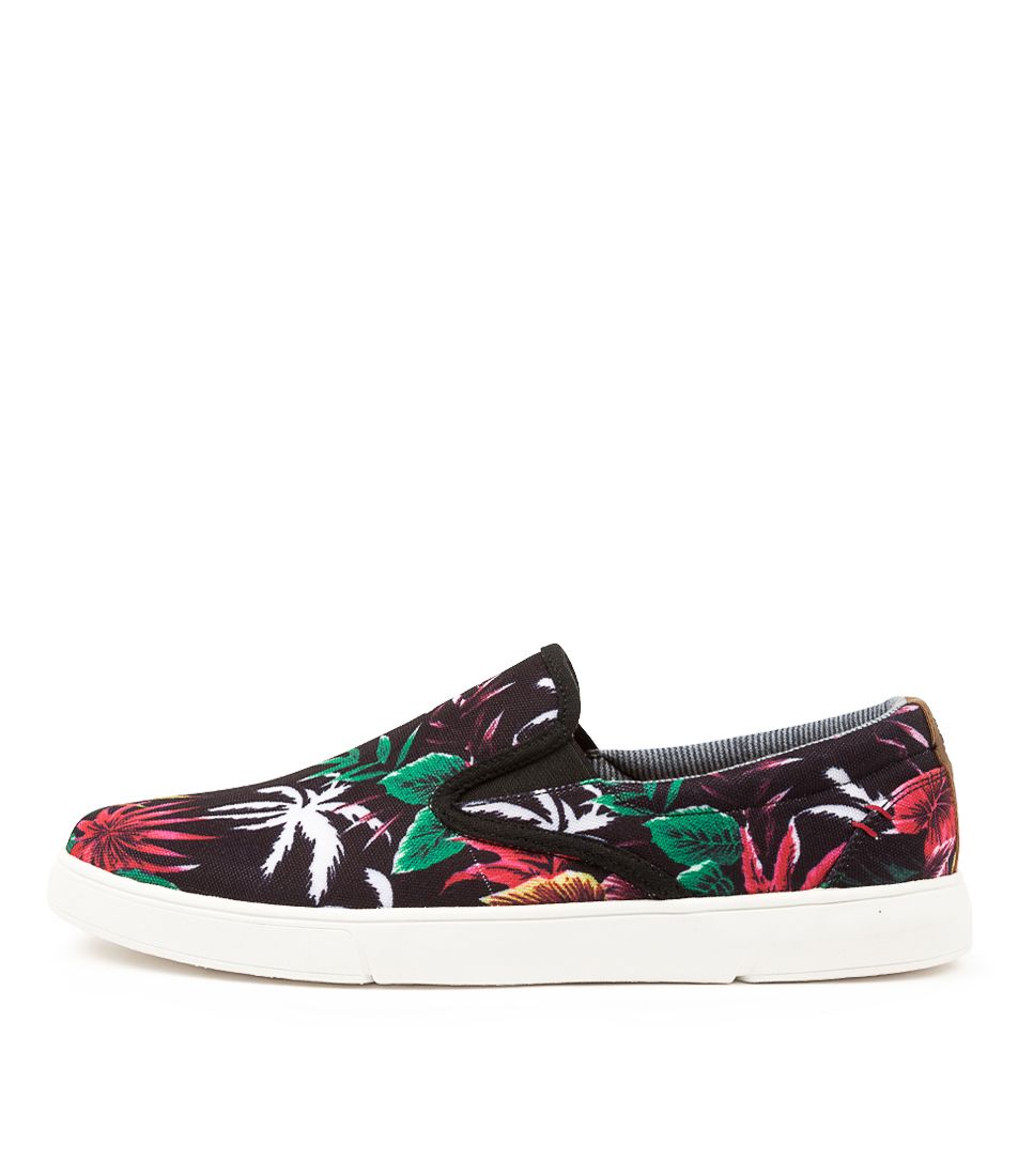 C-AERIAL BLACK FLORAL