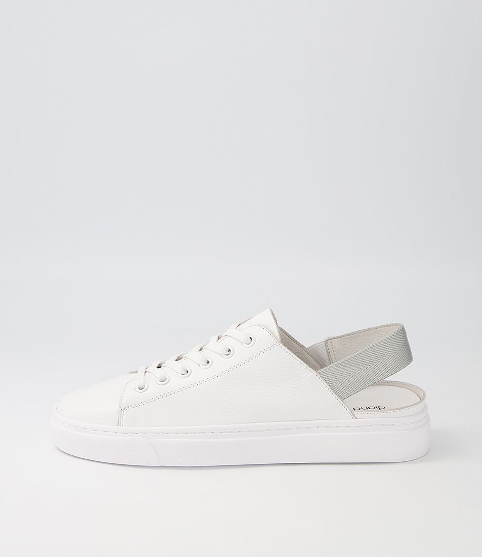 Oceane White Silver Multi Sneakers