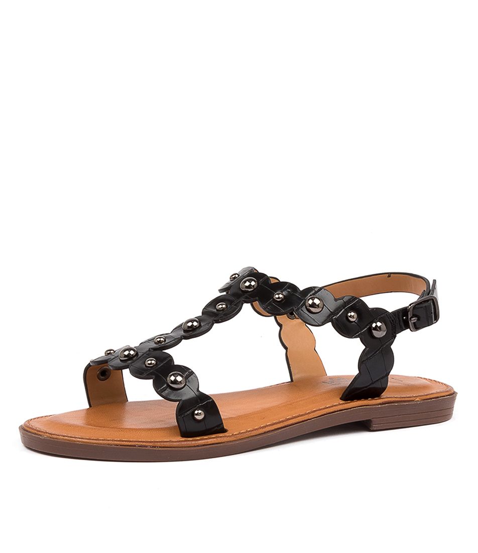 SAMANDA BLACK CROC SMOOTH