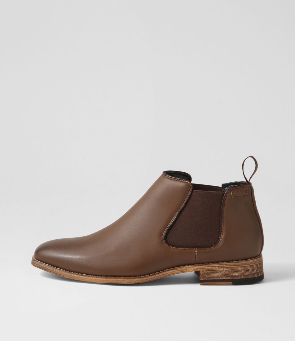 Qita Brown Nubuck Chelsea Boots