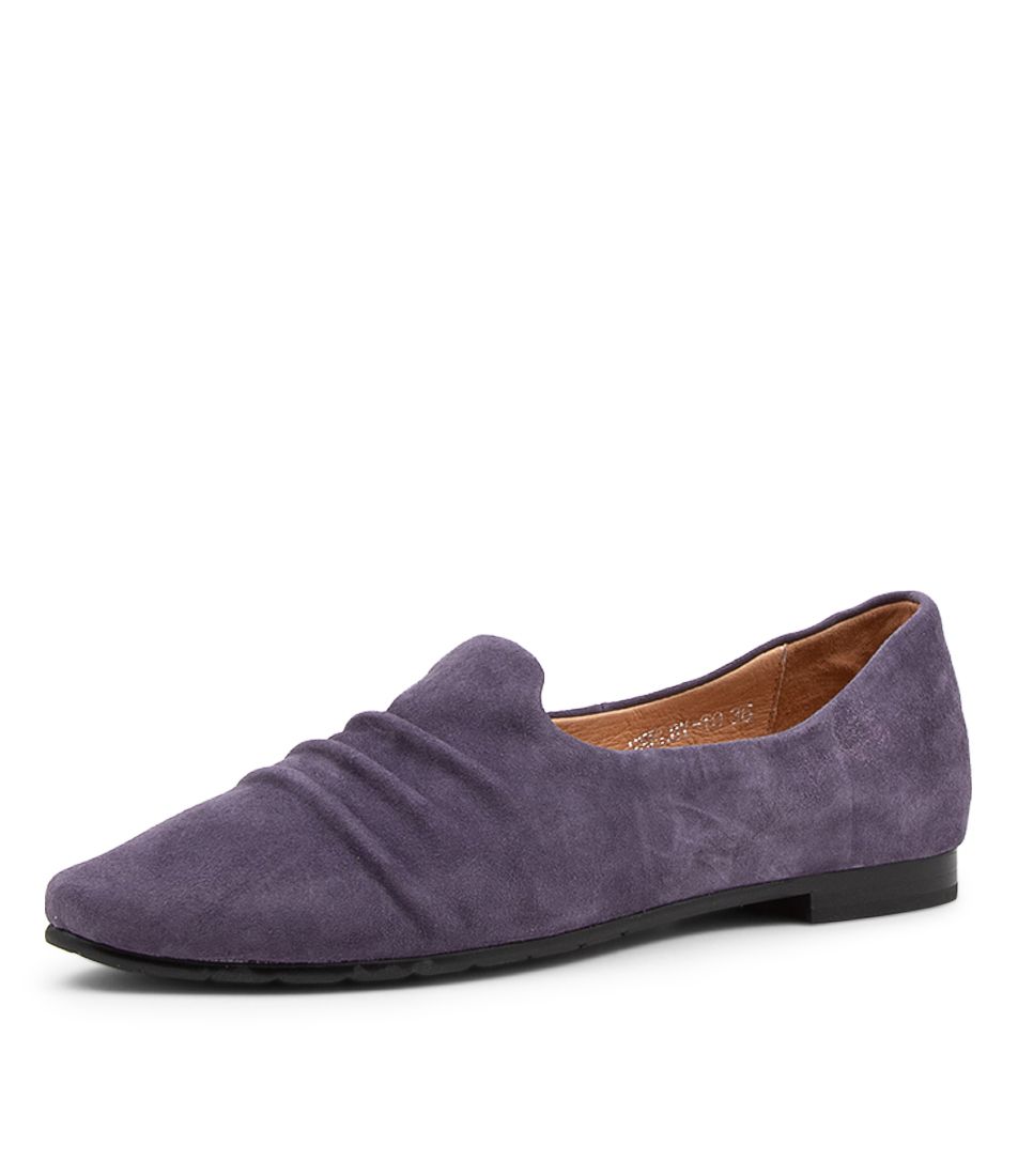 Shelby Amethyst Suede Flat Shoes