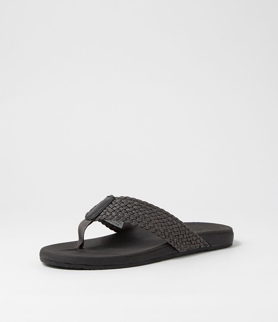 Cast Grey Fabric Thongs