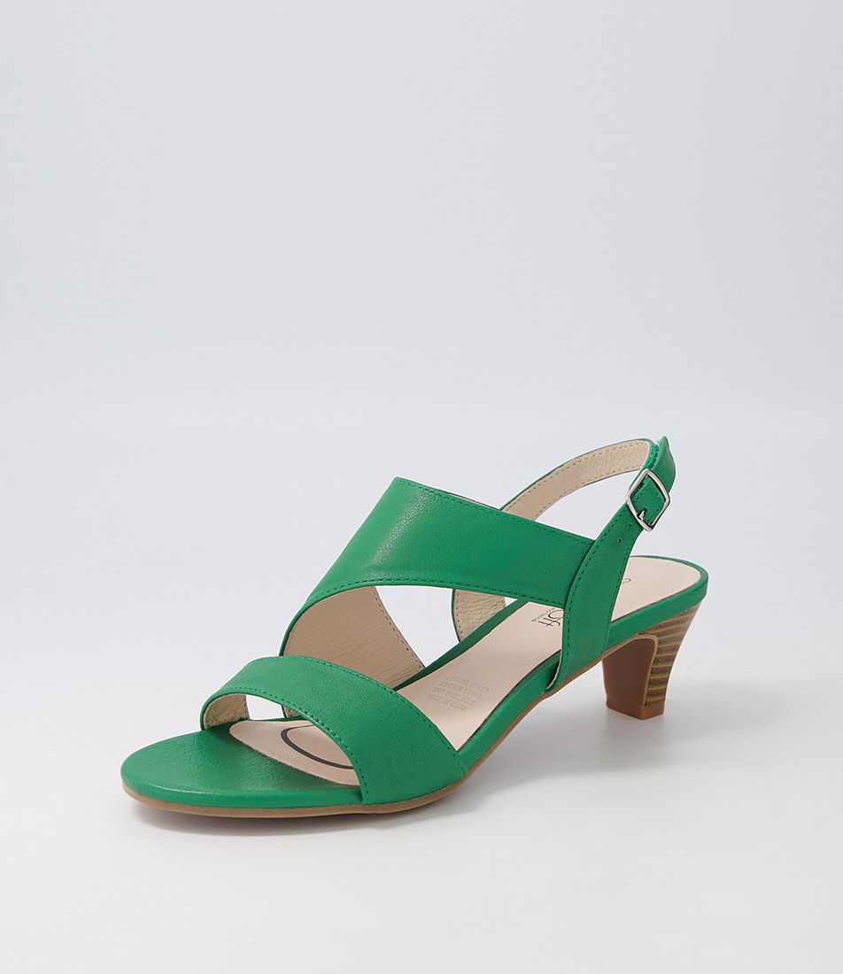 Dede Emerald Leather Sandals