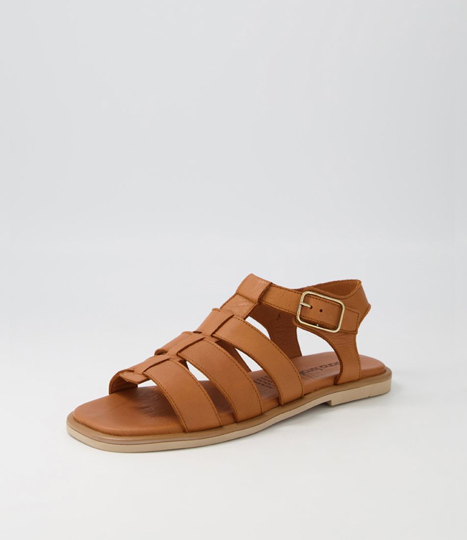 Hashar Tan Leather Sandals