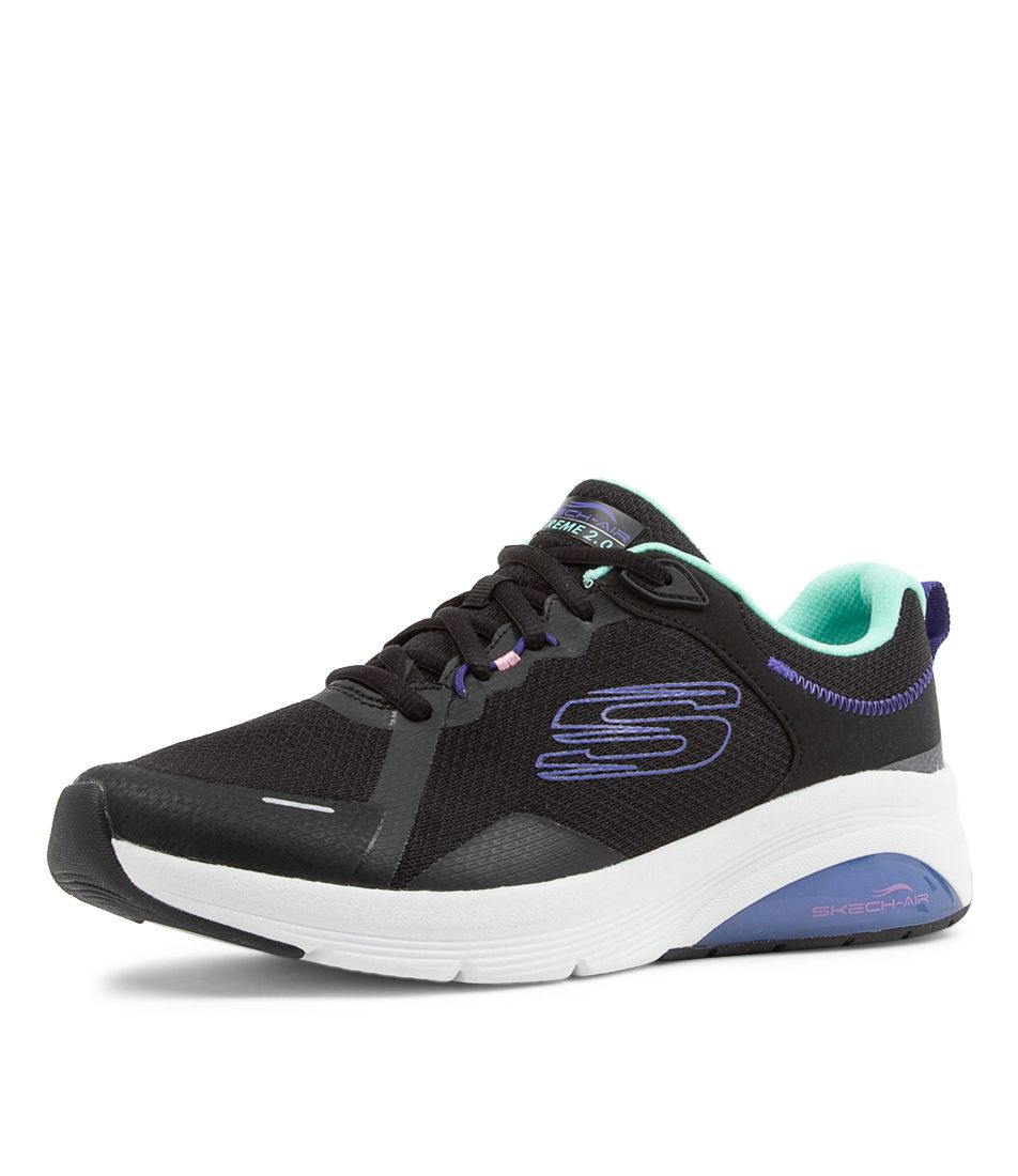 Skech Black Multi Mesh Sneakers