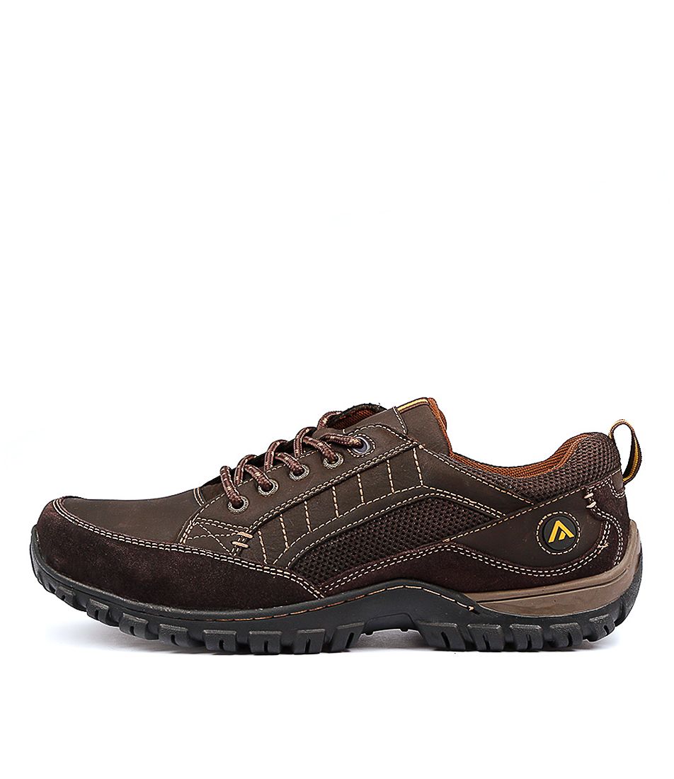 Tory Dark Brown Leather Flat Shoes