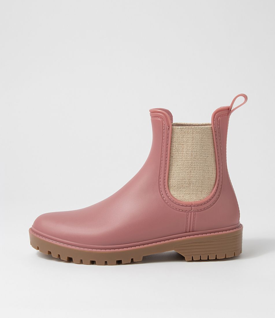 Laurina Rose Gumboot Ankle Boots