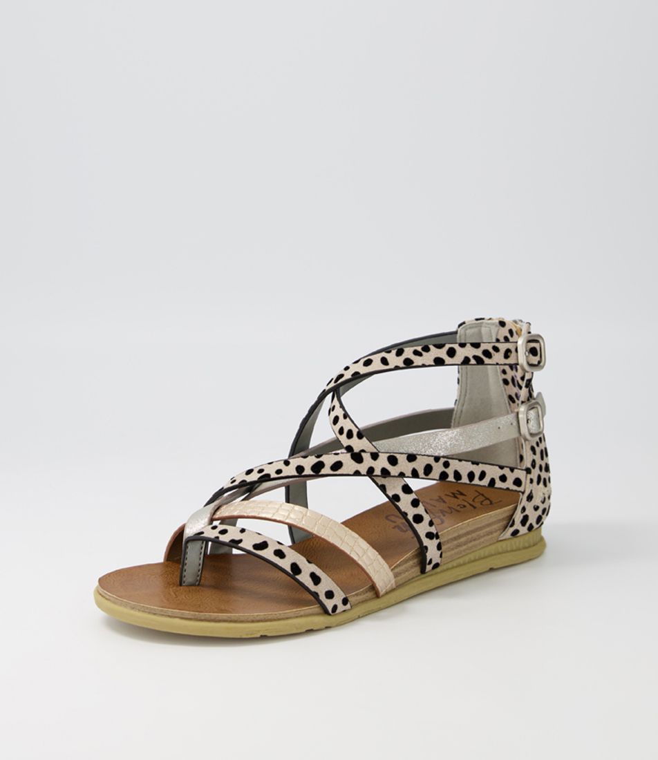 Brock GOLD-LEOPARD Multi Sandals