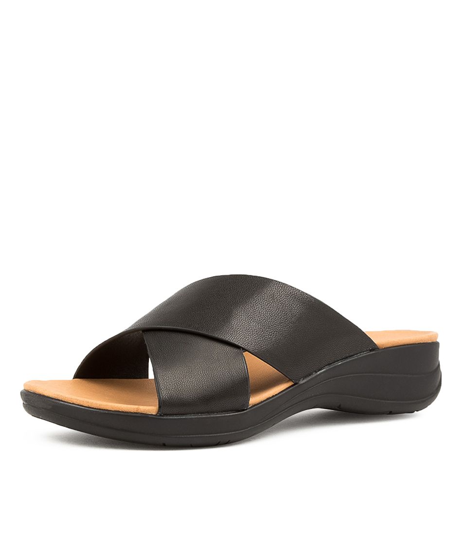 MIRROR SU BLACK BLACK SOLE LEATHER