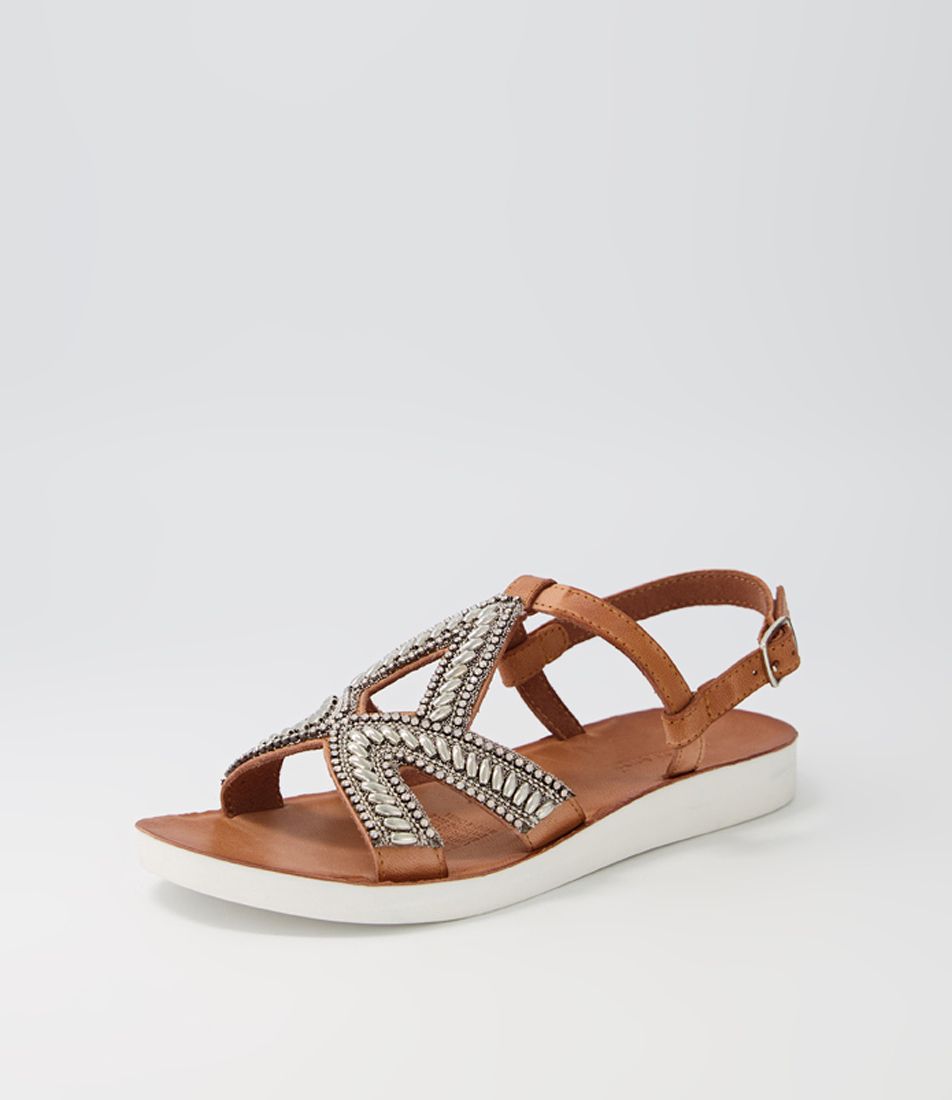 Nayno Tan Leather Sandals WS