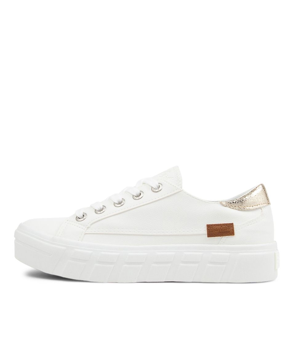 Sidekick White Champagne Canvas Sneakers