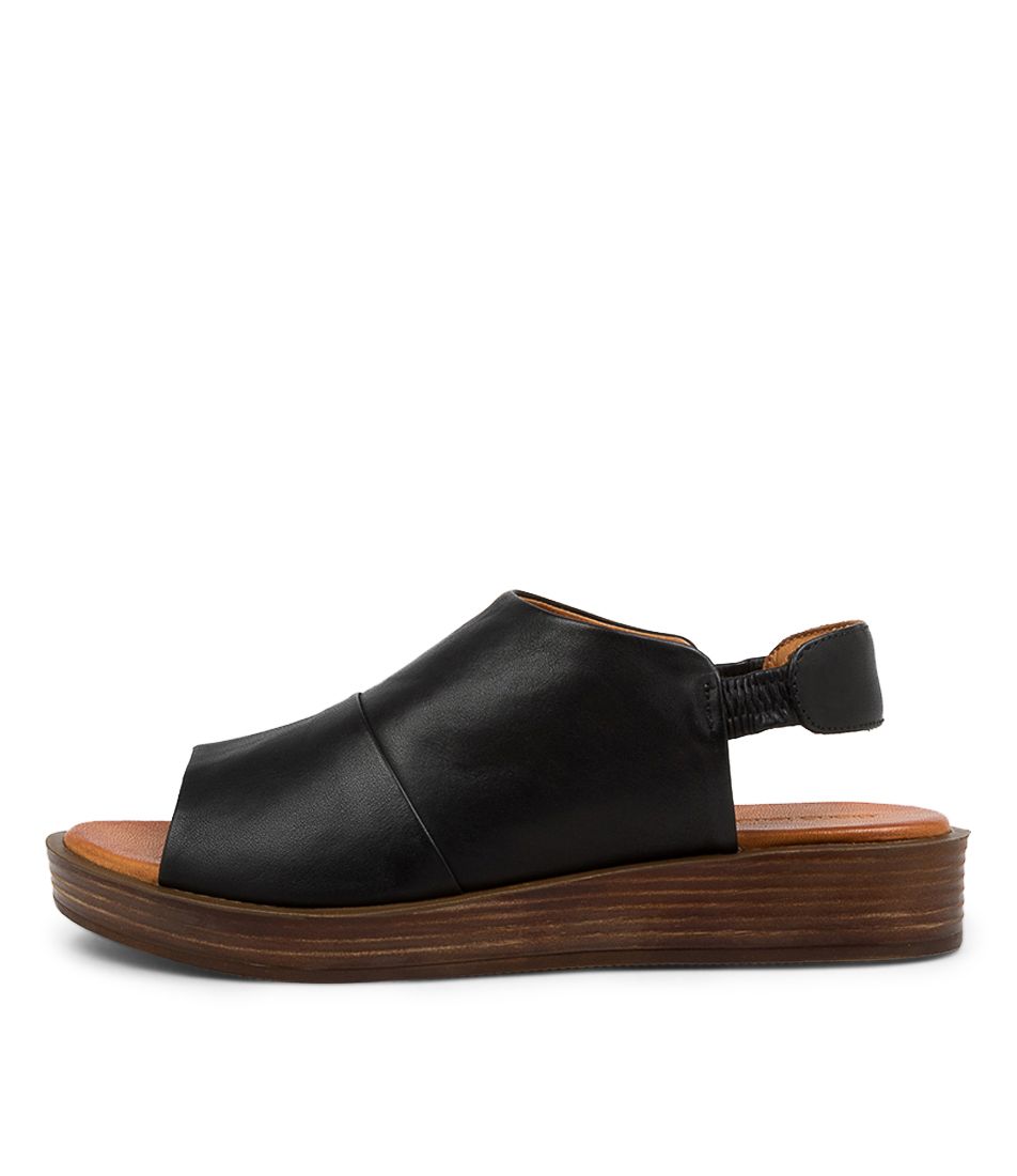 ASPRING DF BLACK NATURAL SOLE LEATHER