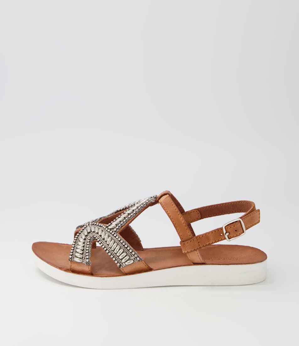 Nayno Tan Leather Sandals WS