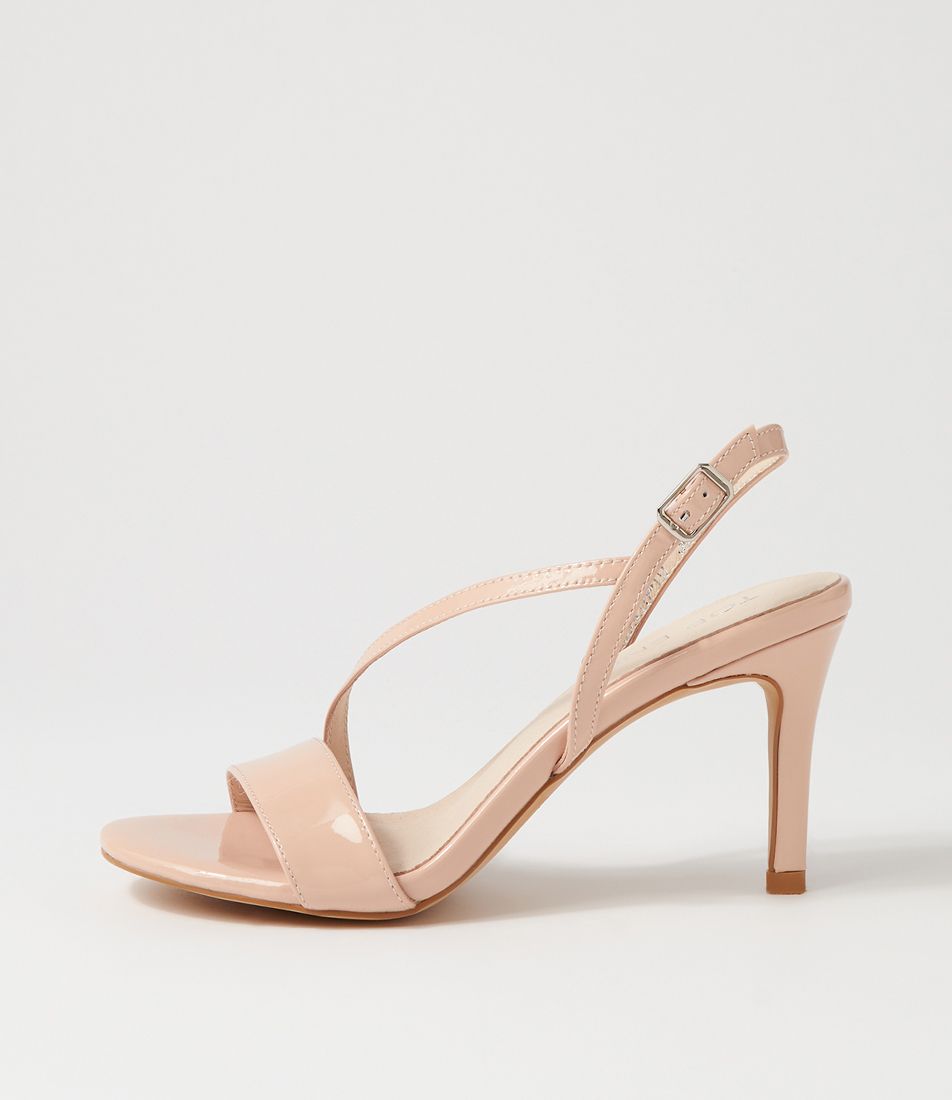 Novato Nude Patent Leather Sandals