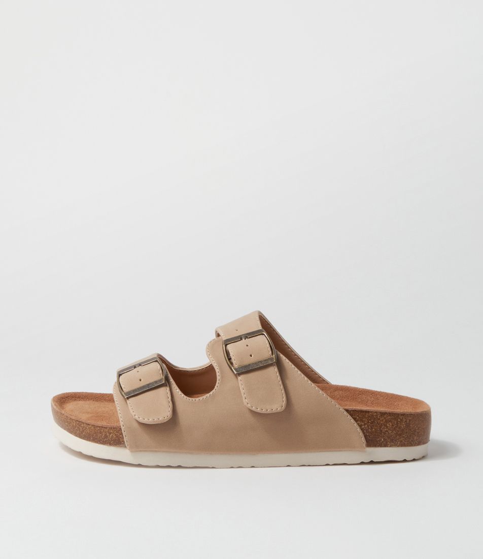 Zigie Stone Nubuck Pu Sandals