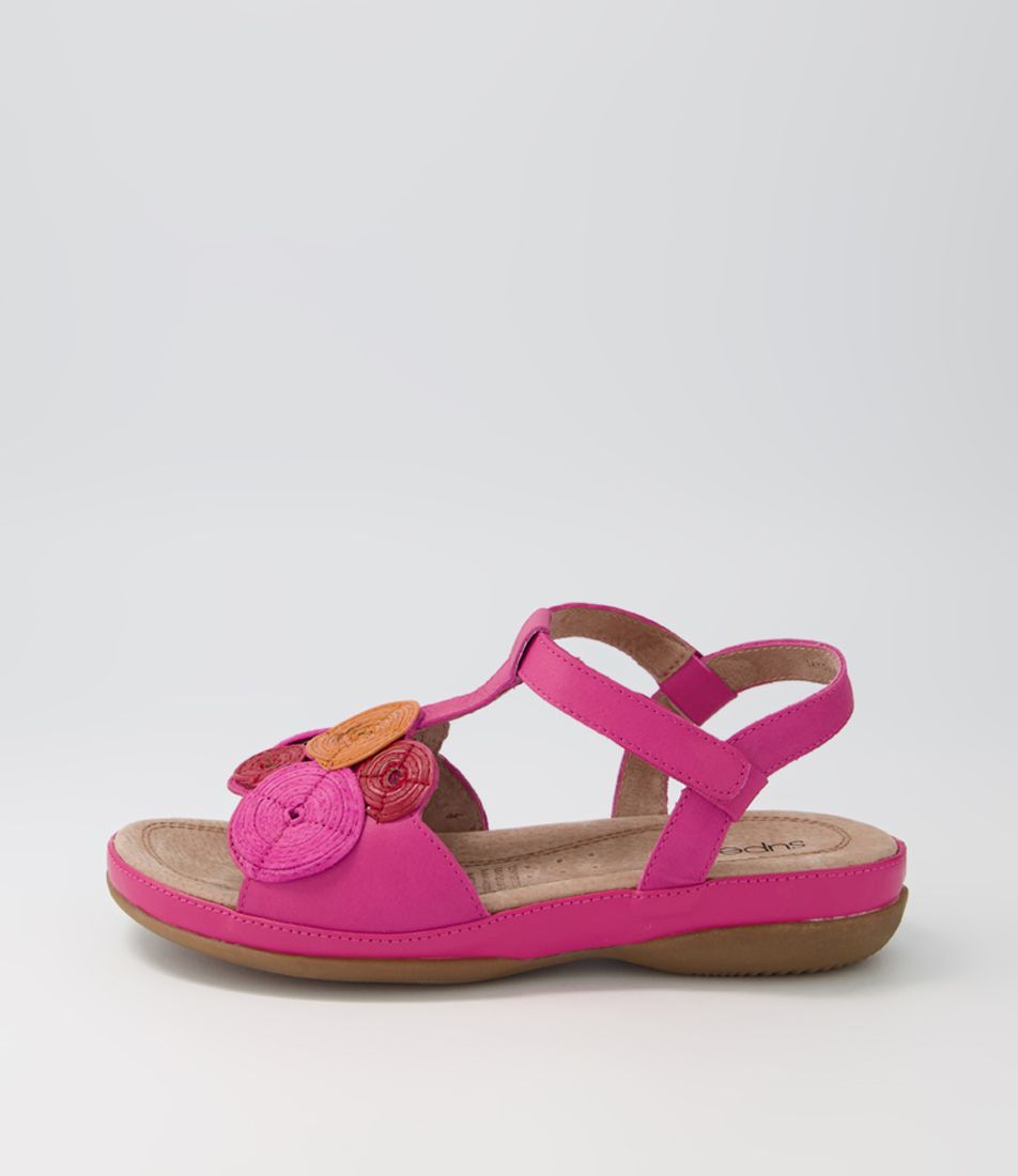 Say Fuchsia Multi Sandals
