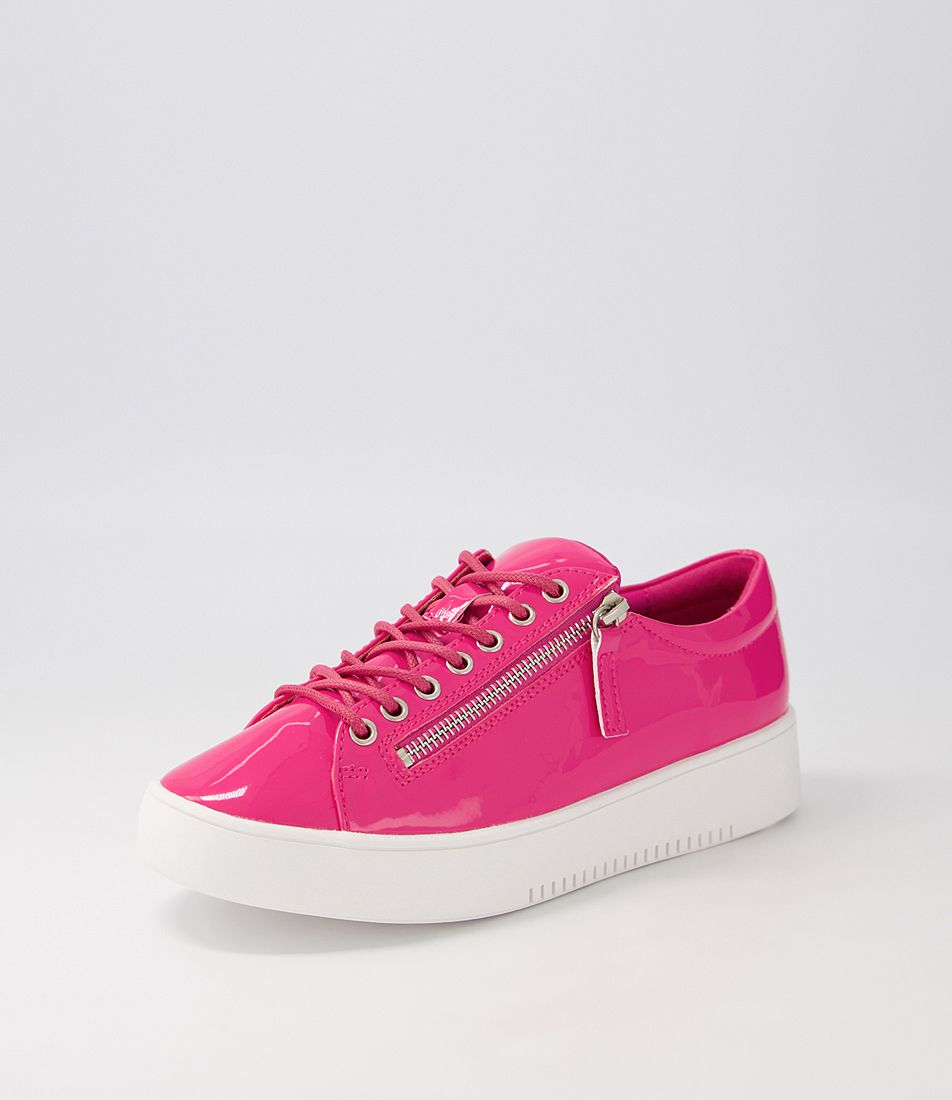 Liberty Fuchsia Patent Pu Sneakers