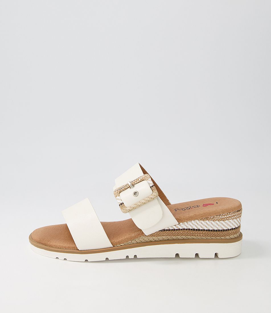 Riccardu White Multi Sandals