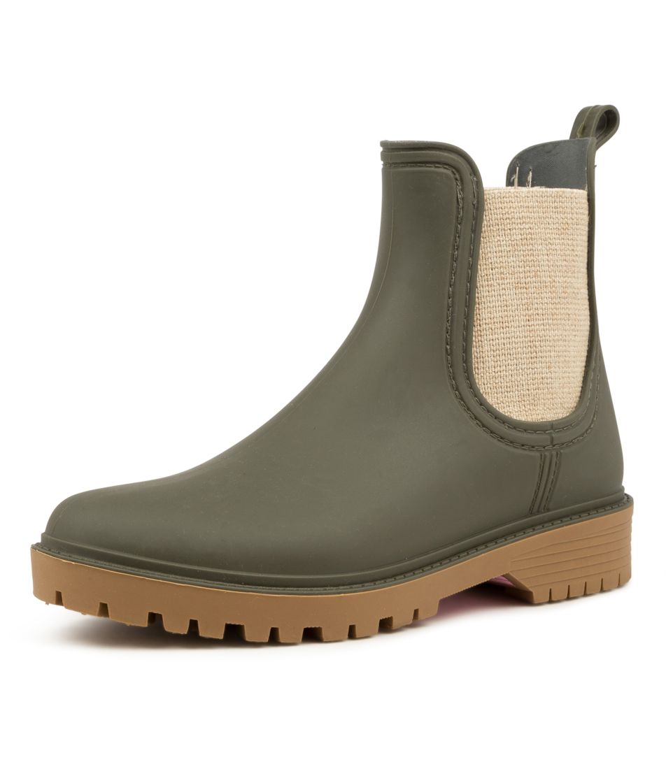 LAURINA OLIVE GUMBOOT