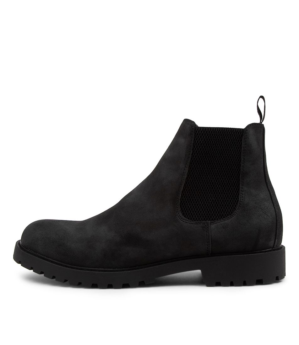 MASON BLACK SMOOTH BOOTS