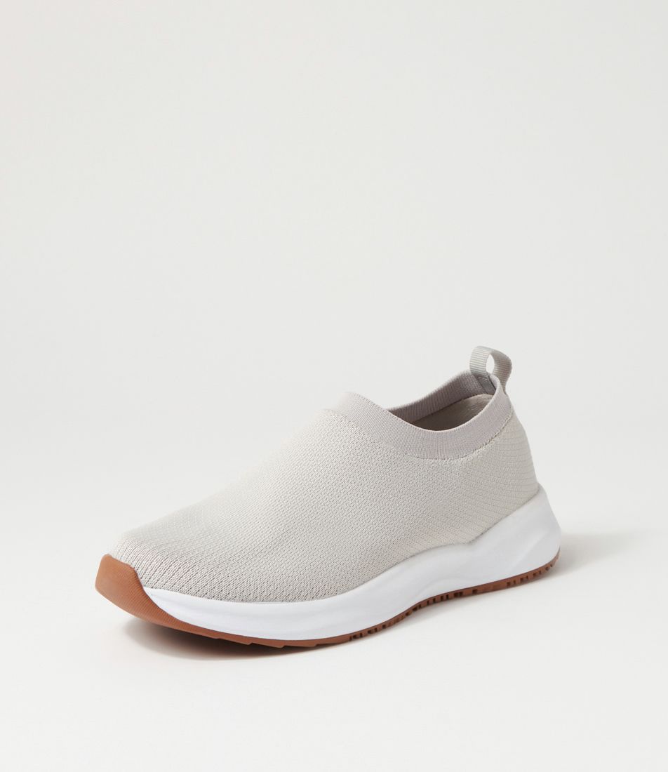 Gigi Grey Mesh Sneakers